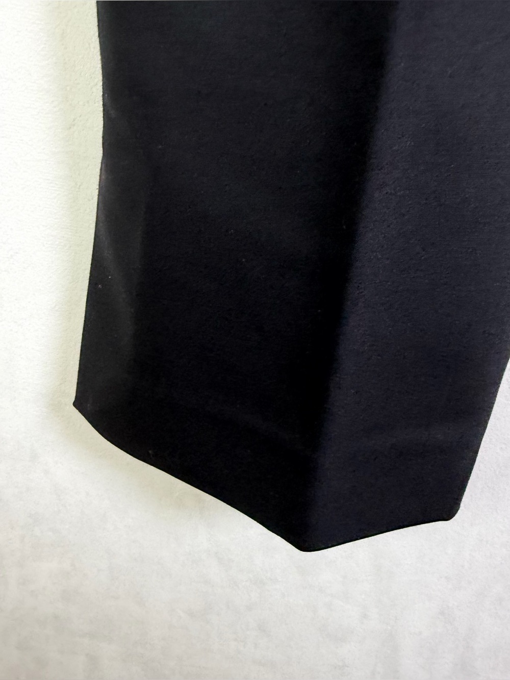 Helmut Lang Women Sz 8 Black Split Hem Trousers Stretch Tailored Designer Pants - Picture 12 of 14